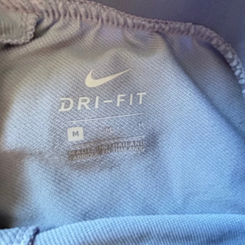 Nike Kids Dri-FIT Shorts Lot‎ of 2 Blue Grey Logo Waistband Size Medium